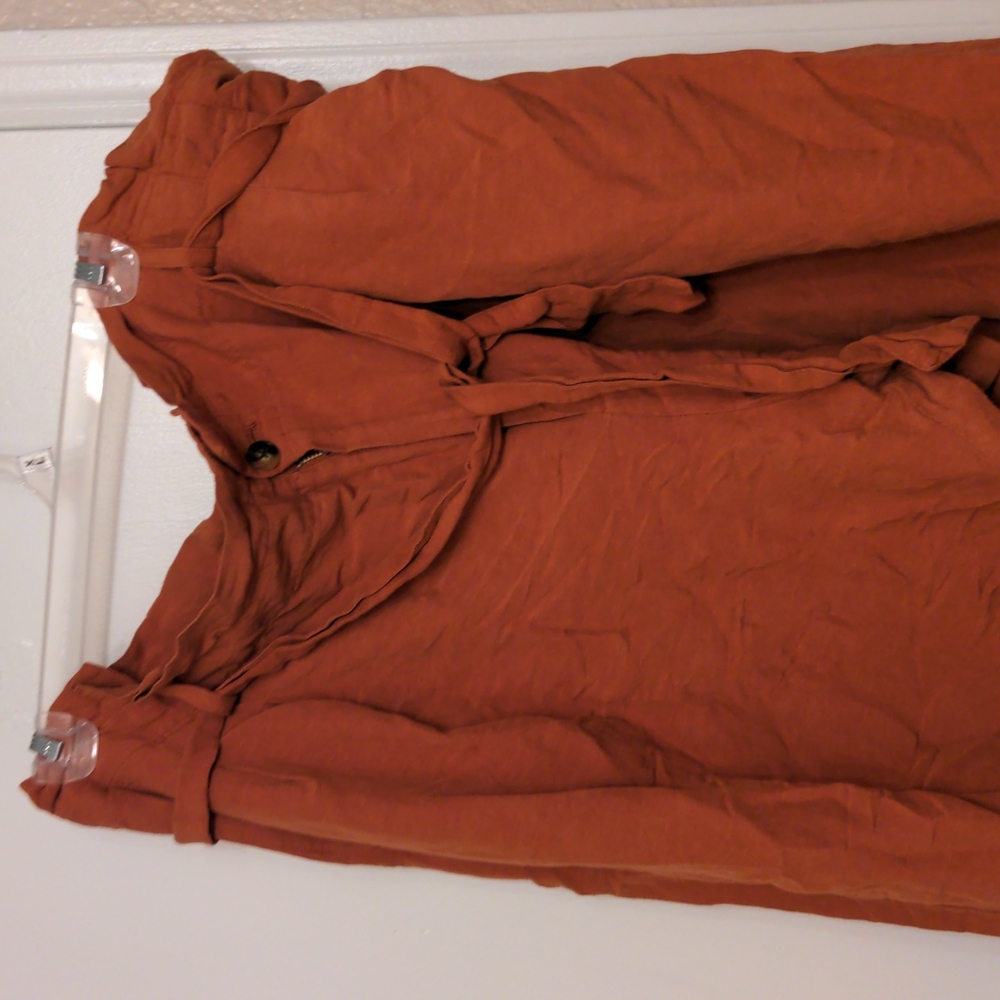 Madewell Linen Paperbag Pants